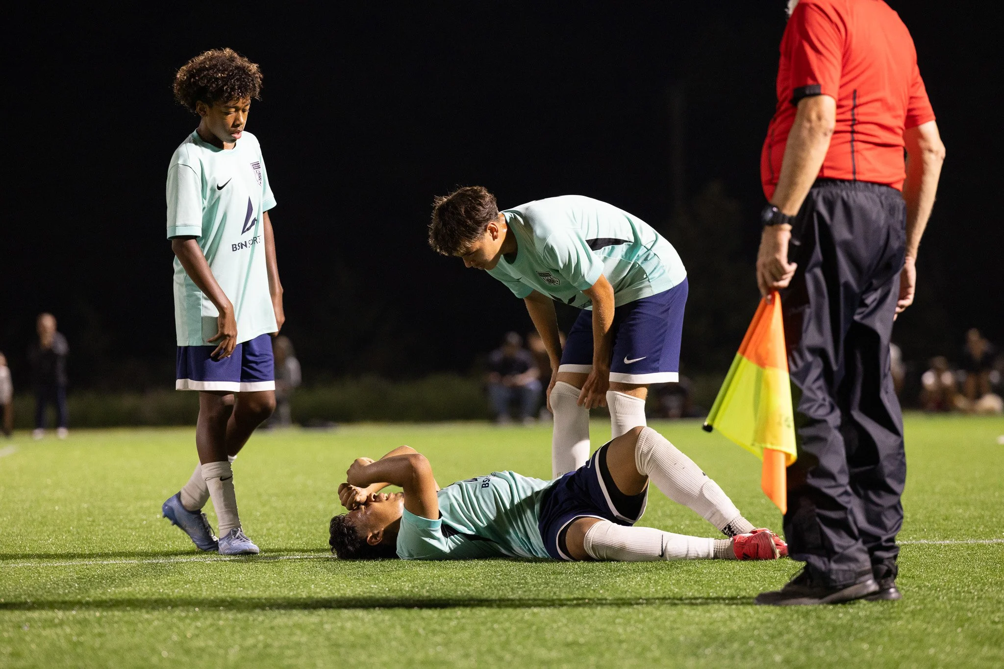 LEESBURG, Va. — Steel United Virginia Elite plays The St. James Football Club at Philip A. Bolen Memorial Park on Aug. 29, 2026. (Liz Helgesen/Photo)