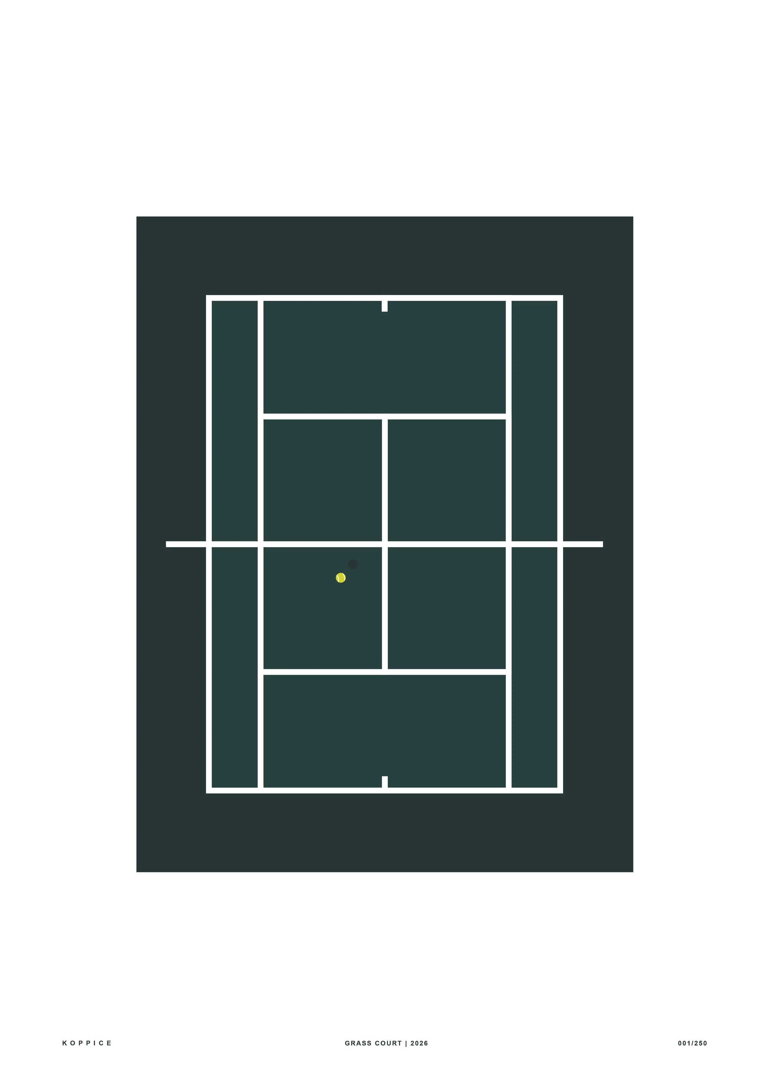 003 GRASS COURT | Limited Edition Print