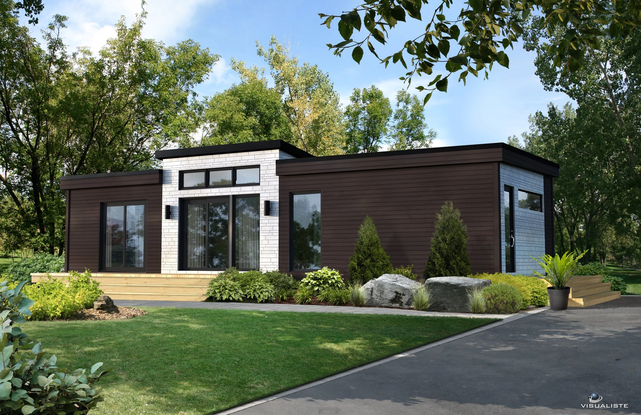Monarque - Maison Modulaire - Préfabriquée — HMC Modulaire
