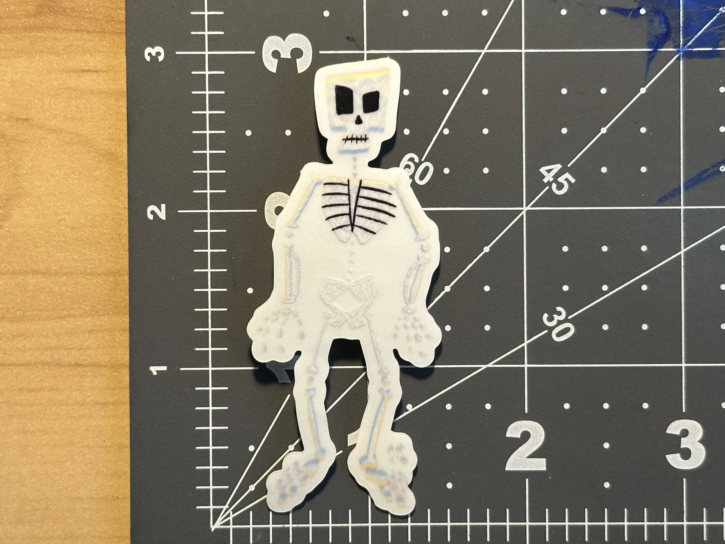 "Psycho Skelly" stickie