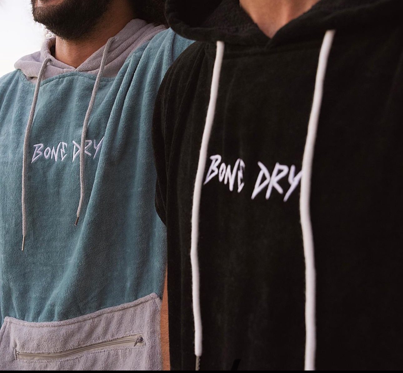 Gray and black ponchos | Diving Apparel