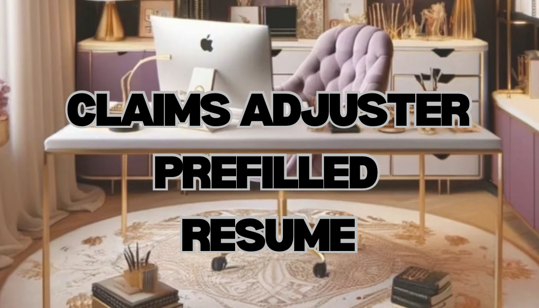 Claims Adjuster Prefilled