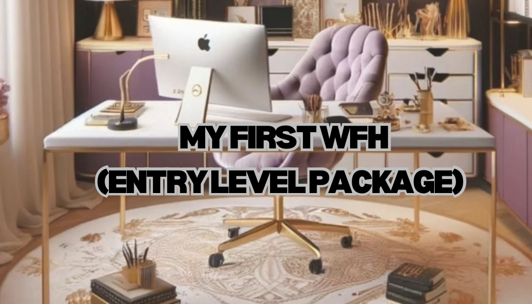 My First WFH (entry level package) 🏡