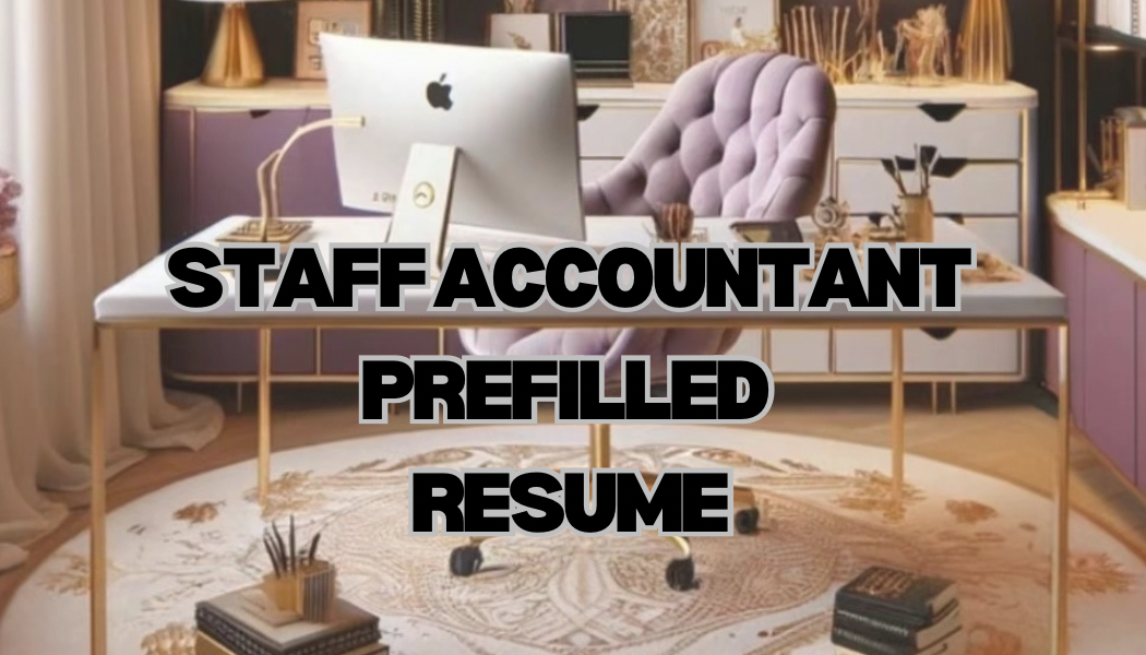 Staff Accountant Prefilled Resume
