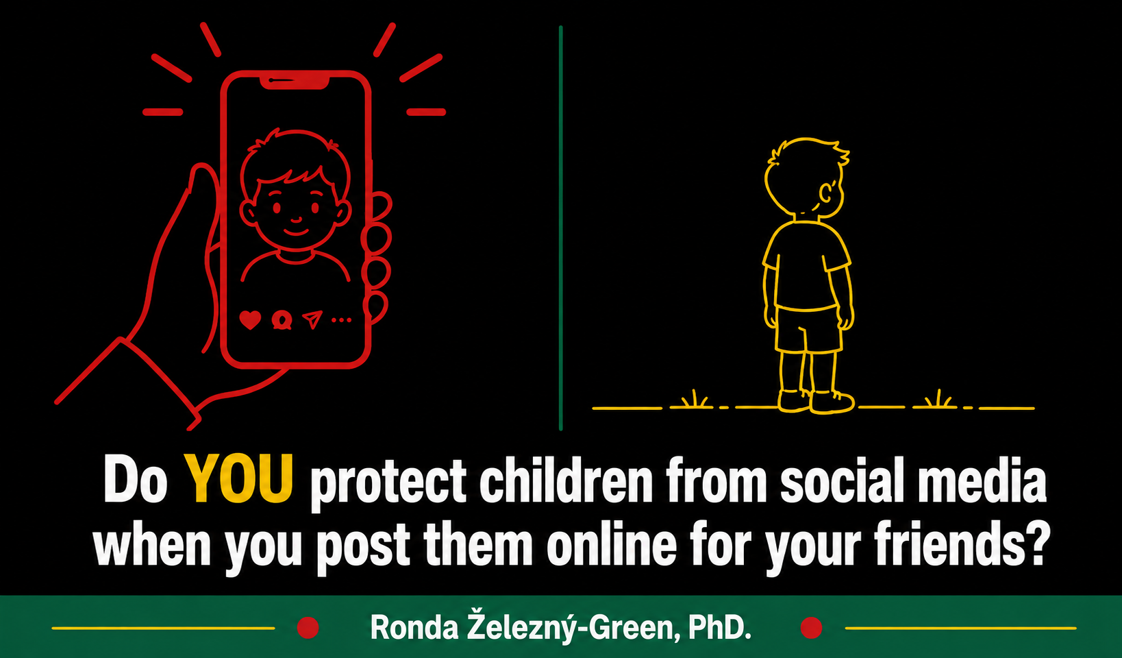 Do YOU protect children from social media when you post them for your friends?