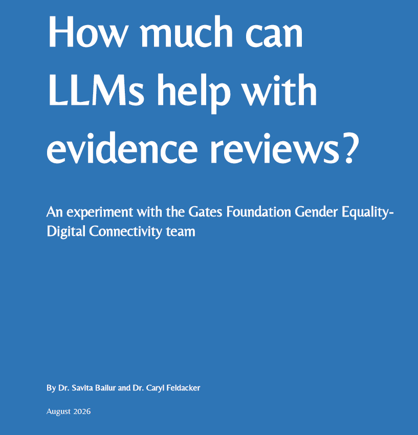 How much can LLMs help with evidence reviews?