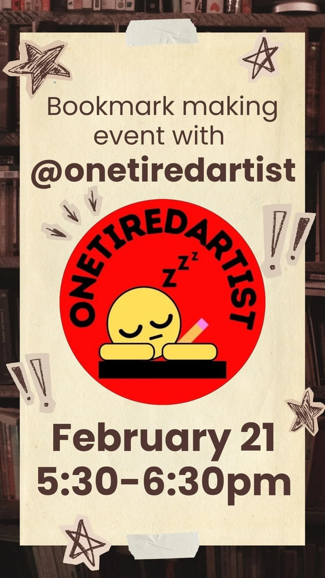 Bookmark making with @onetiredartist