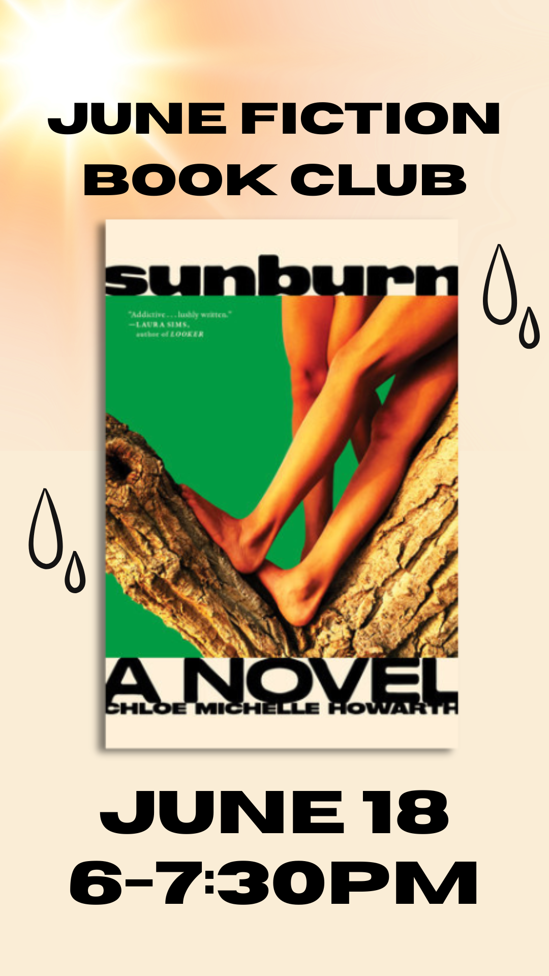 June Fiction Book Club: Sunburn by Chloe Michelle Howarth