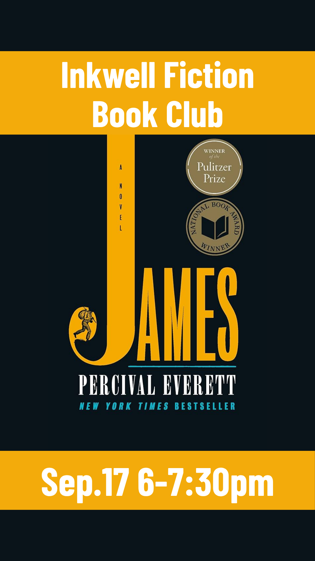 Inkwell Fiction Book Club: James by Percival Everett