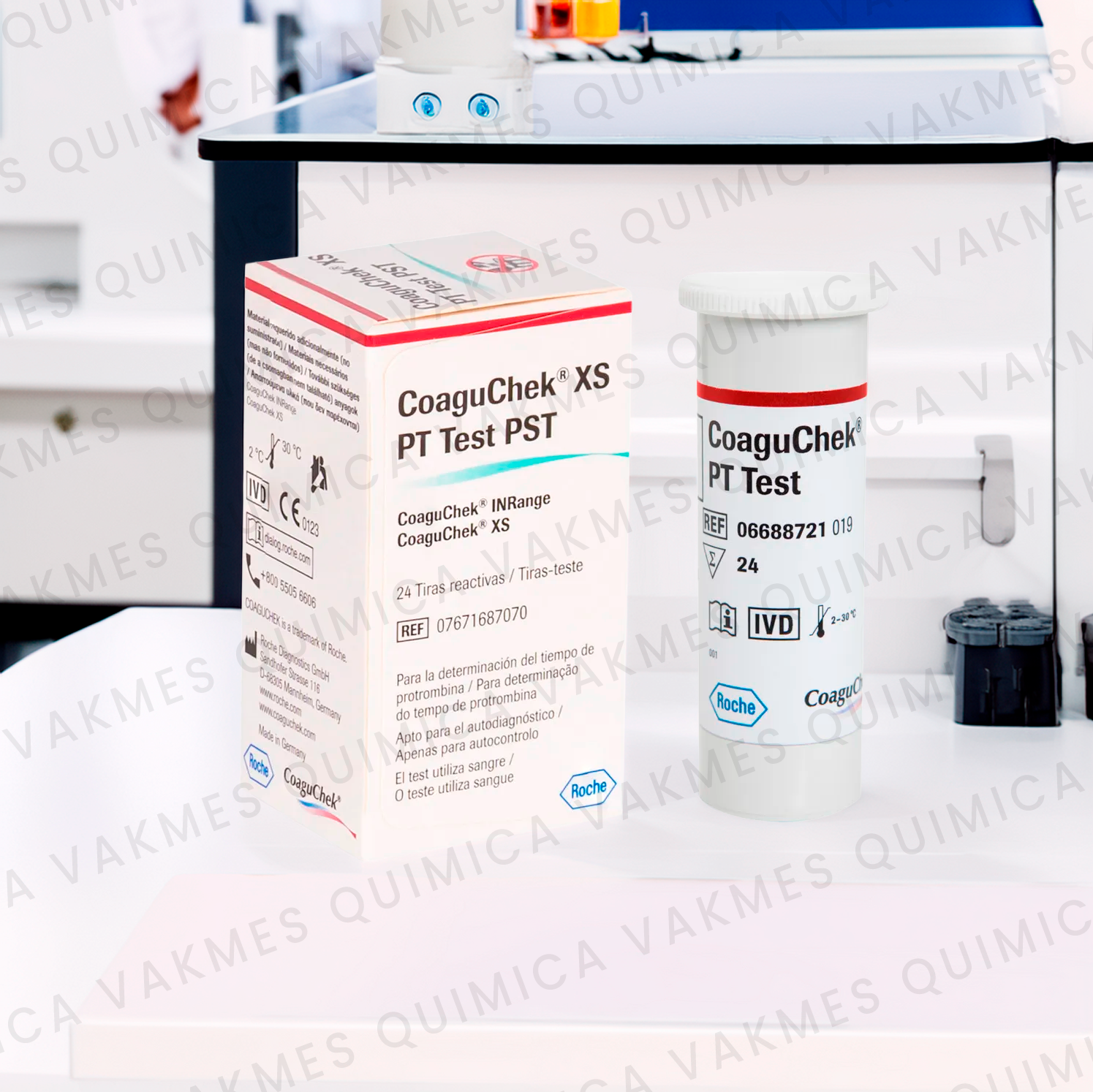 Roche CoaguChek® XS PT Test – Tiras reactivas (24 piezas)