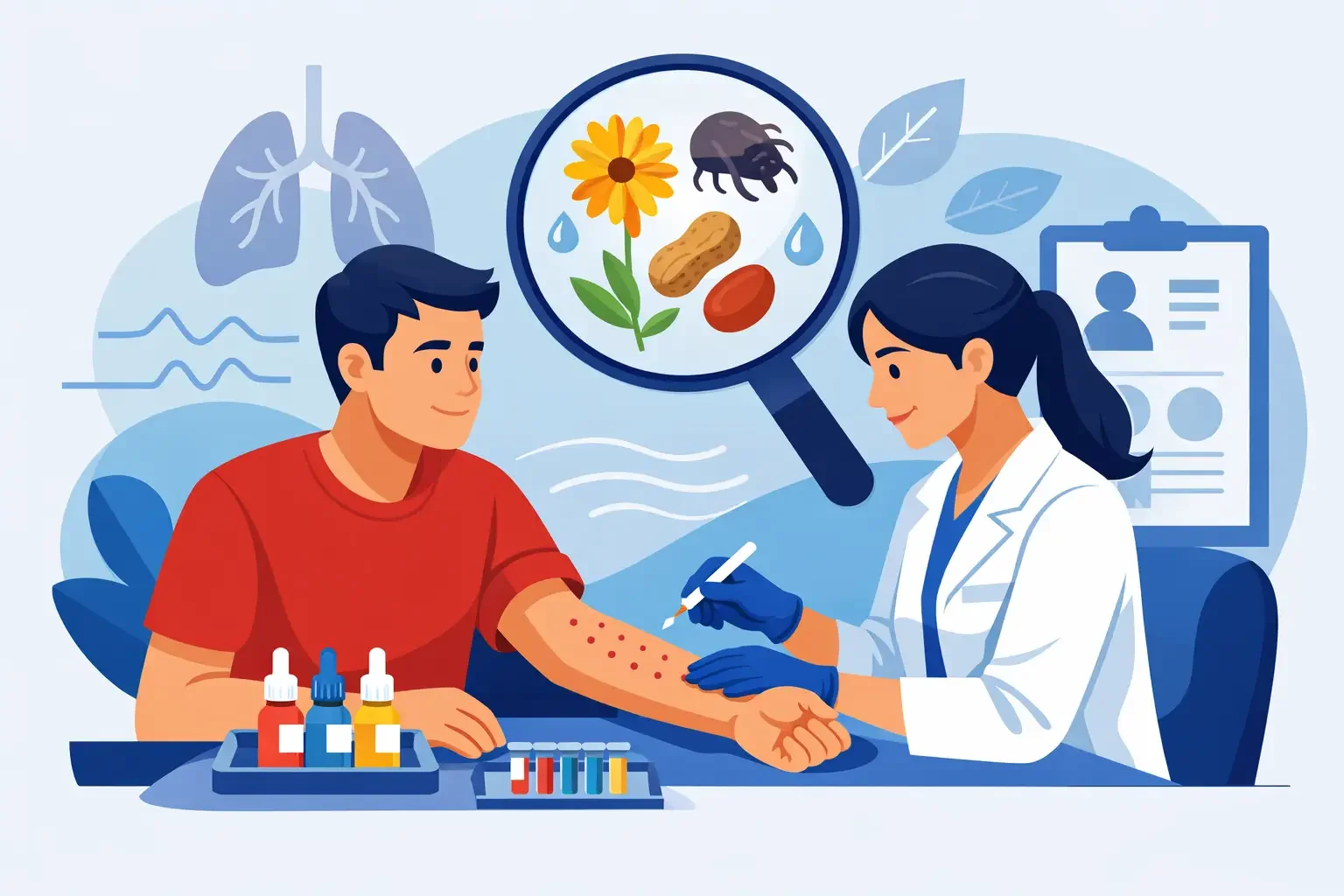 Pruebas de alergia en adultos: qué esperar.