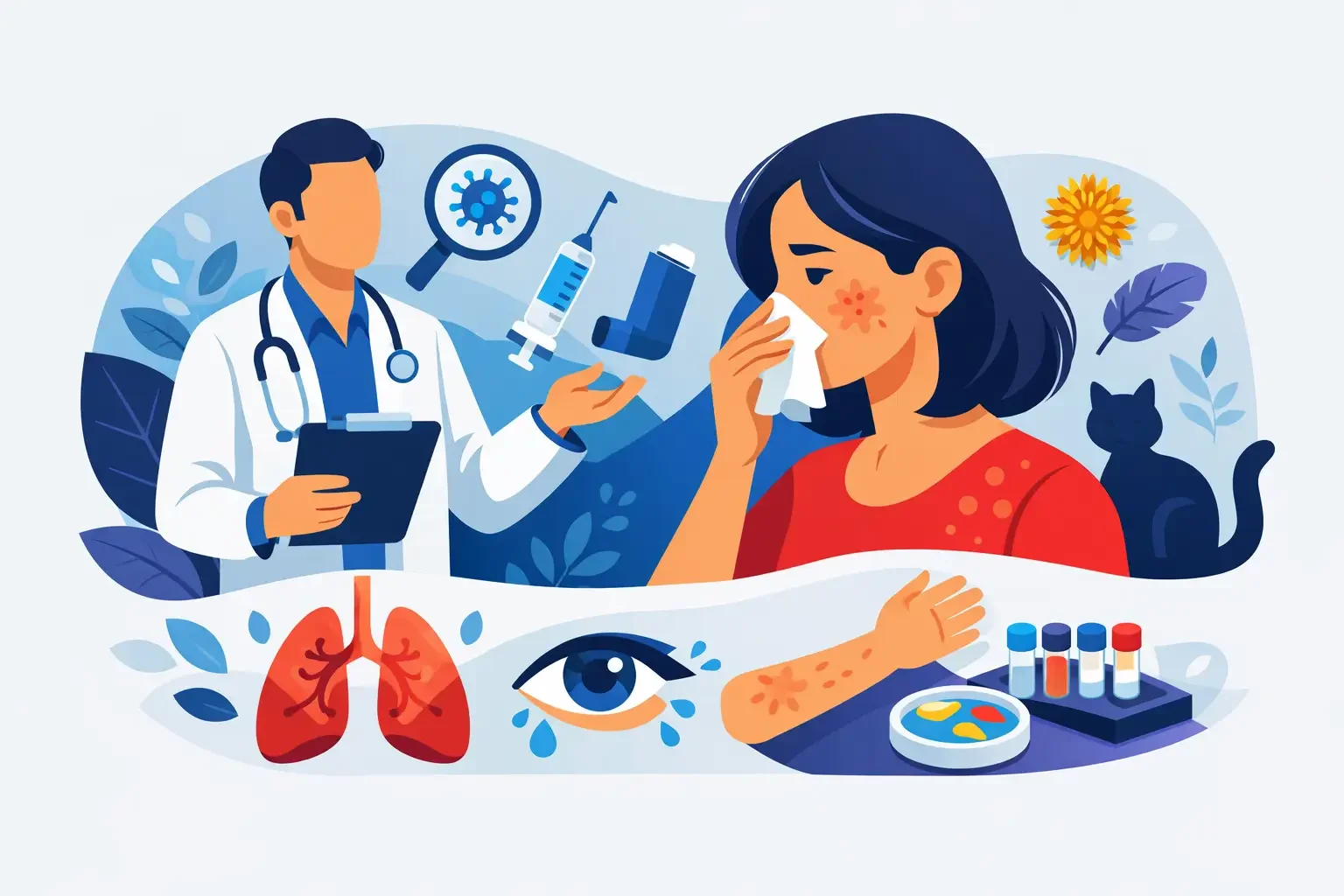 Qué hace un alergólogo y cuándo verlo