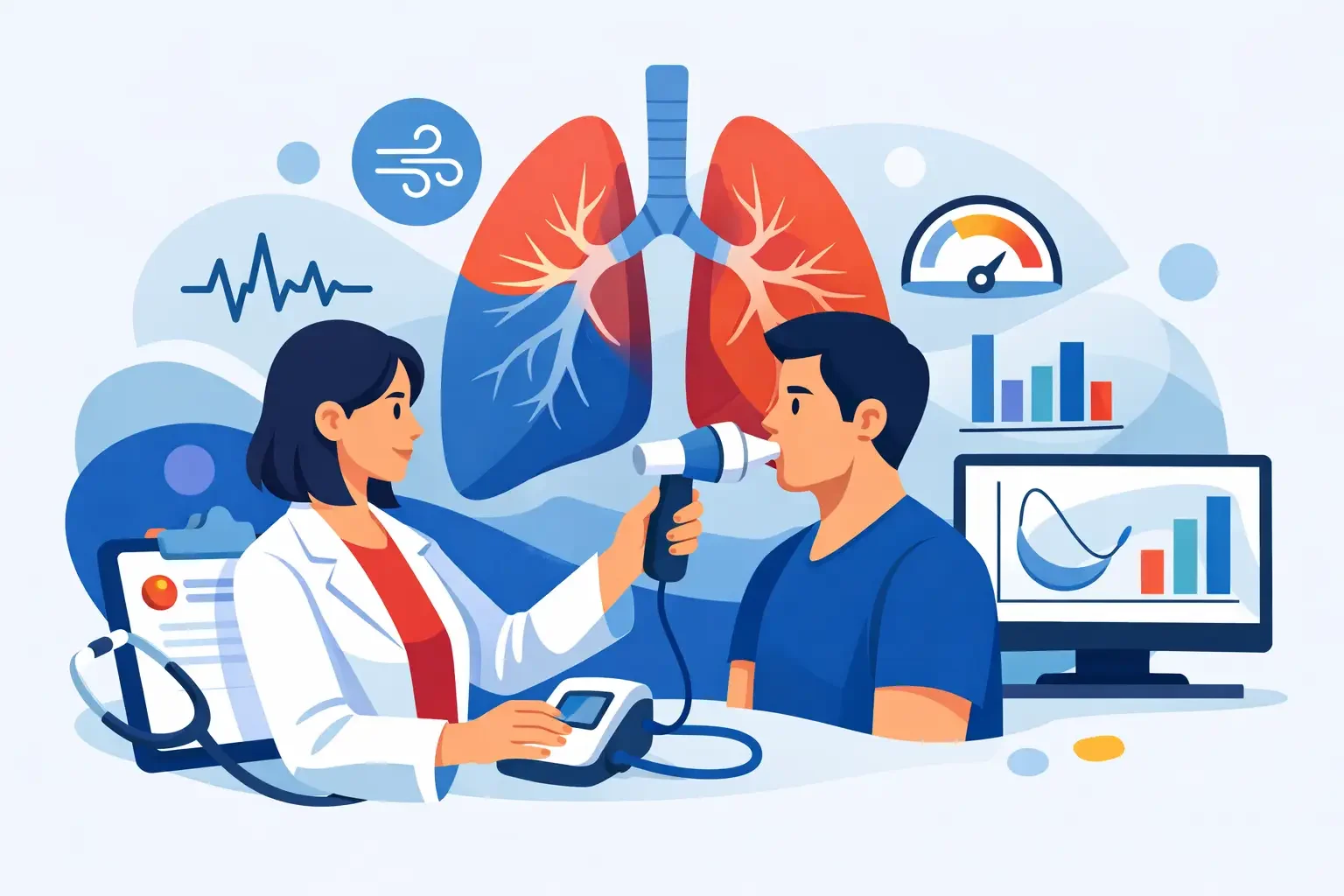 Para qué sirve la espirometría