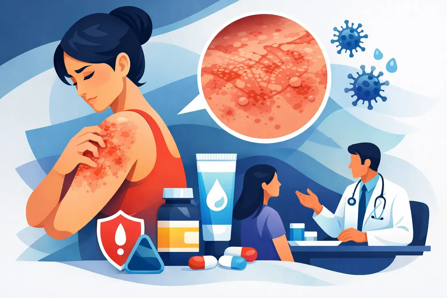 Dermatitis atópica grave: qué hacer