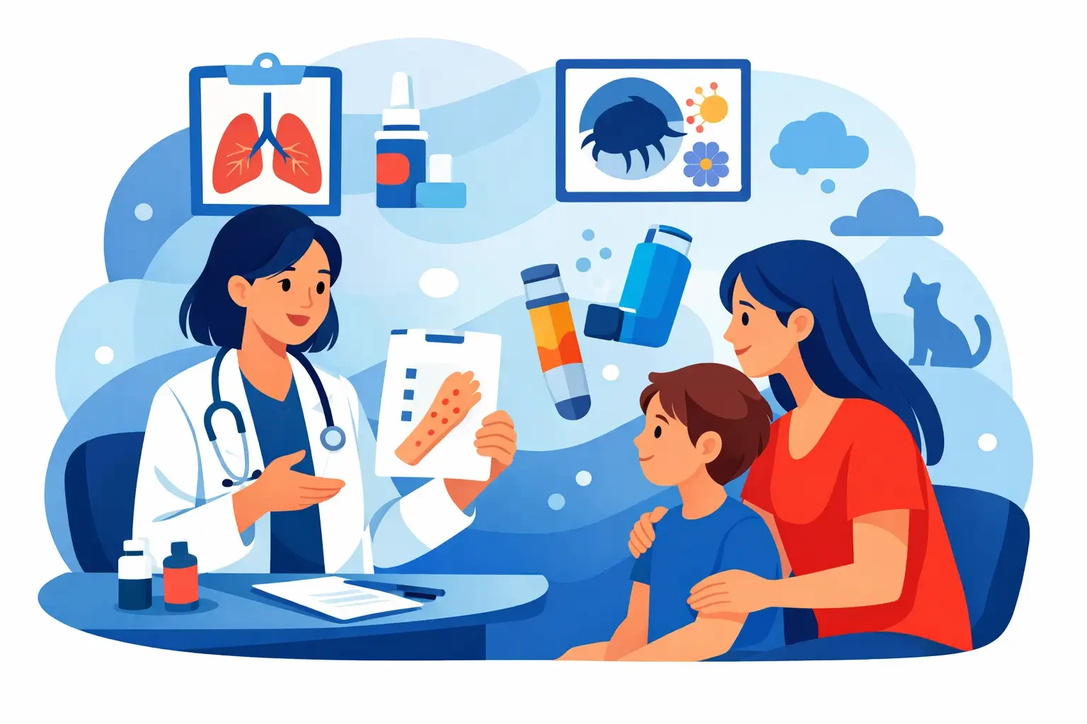 Consulta con alergólogo pediátrico: qué esperar