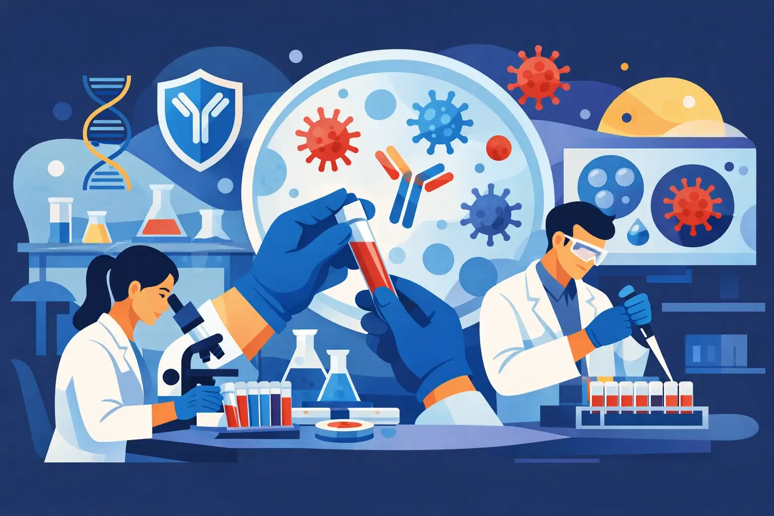 Laboratorio especializado en inmunología clínica