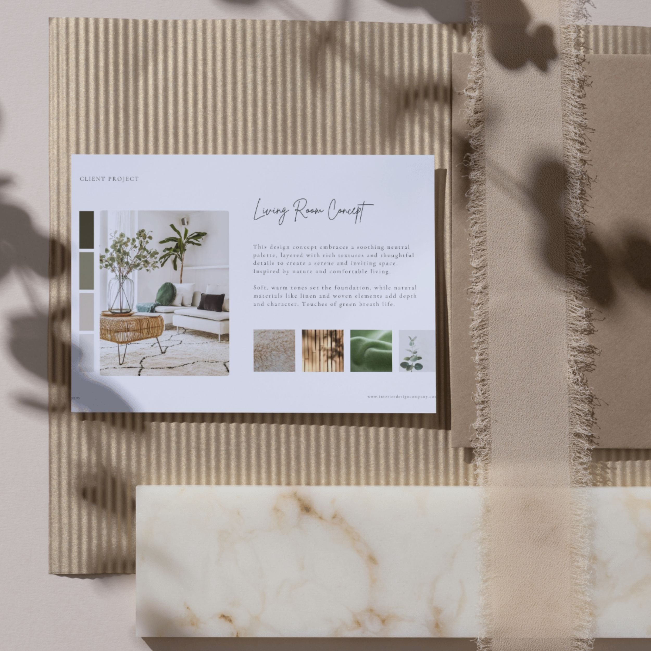 interior design project scope template