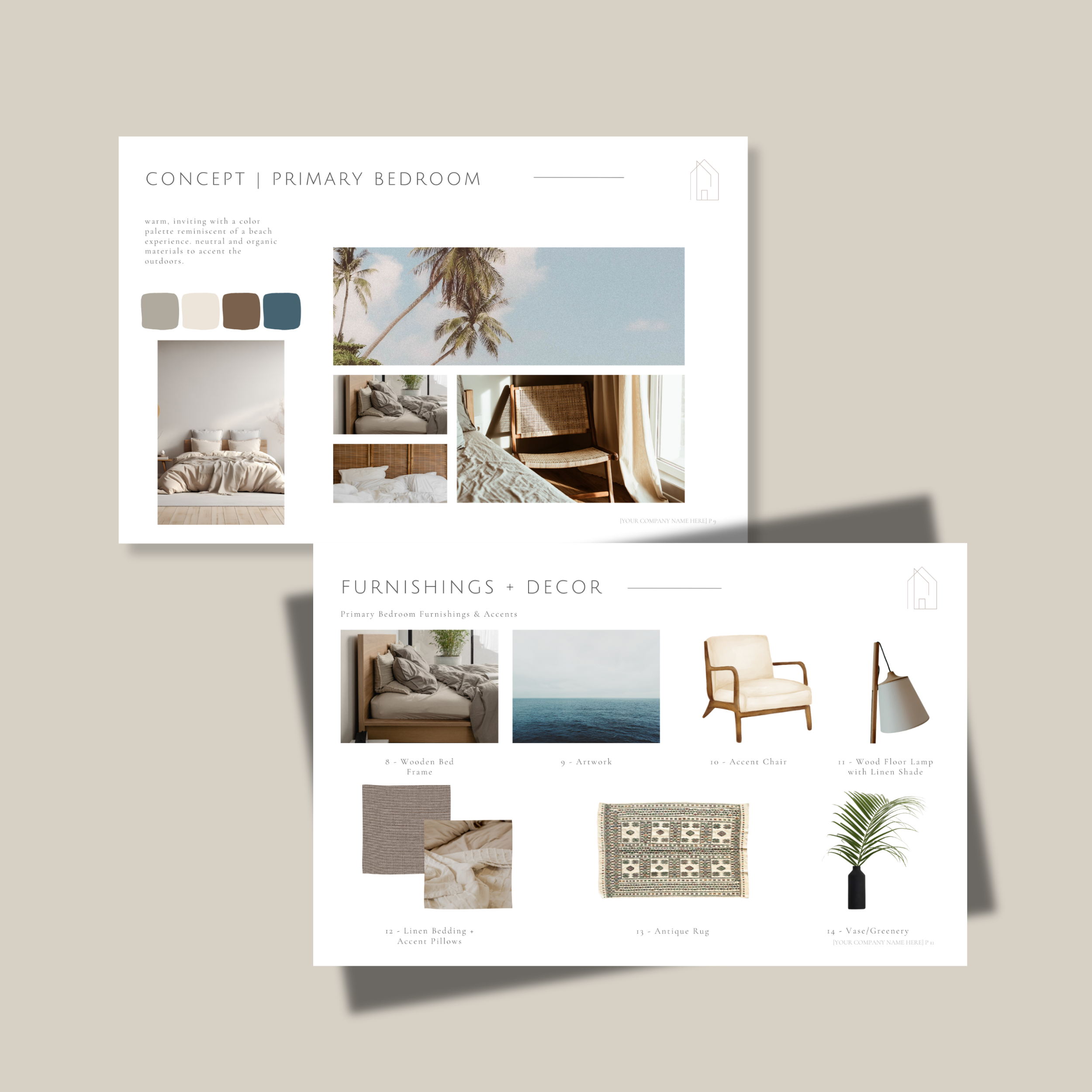 Interior Design Presentation & Mood Boards