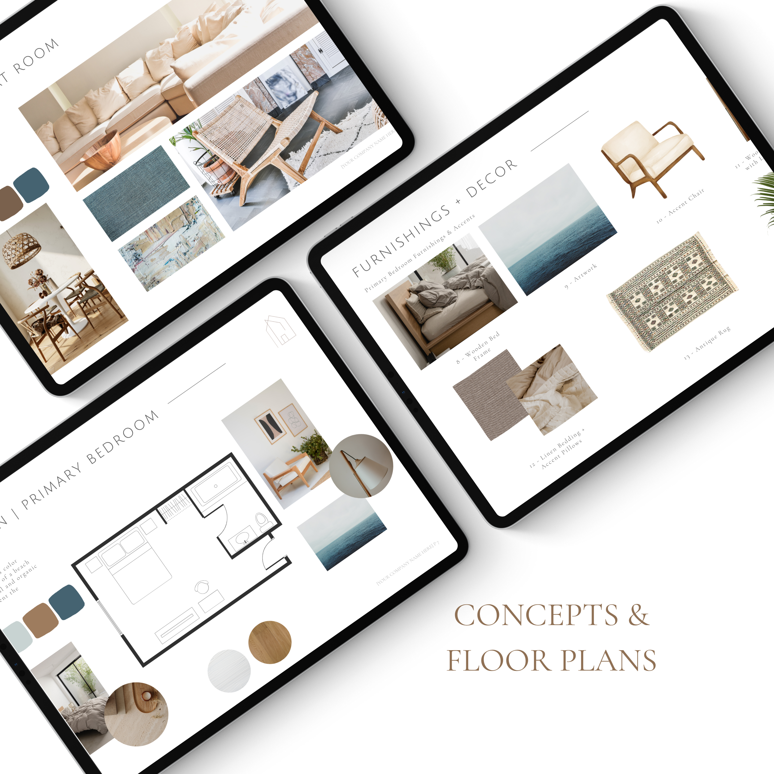 interior design presentation template download