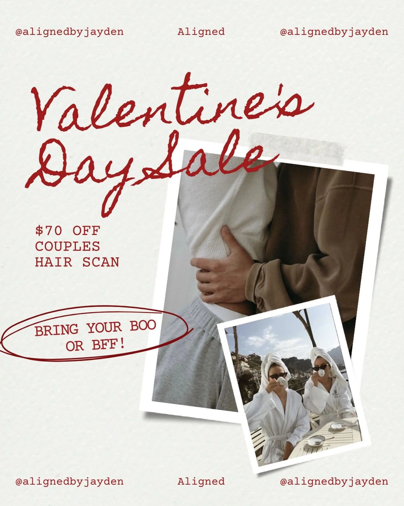 HAIR ANALYSIS SALE!!! ❤️💌🌹

if you&rsquo;ve been wanting an hair analysis now is the perfect time to take advantage of this sale! 

Bring your partner or someone who&rsquo;s also wanted to get an all in one test to better their health.

Sale ends F