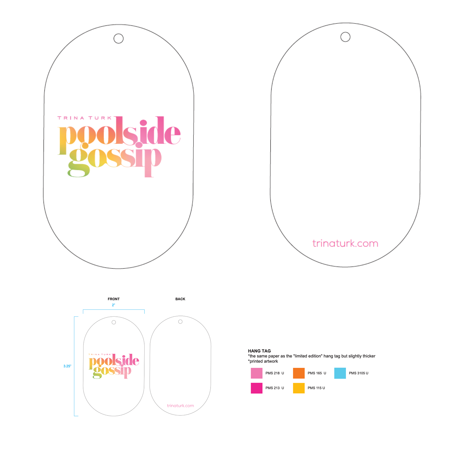 Hangtag Art Design and Logo Creative Direction