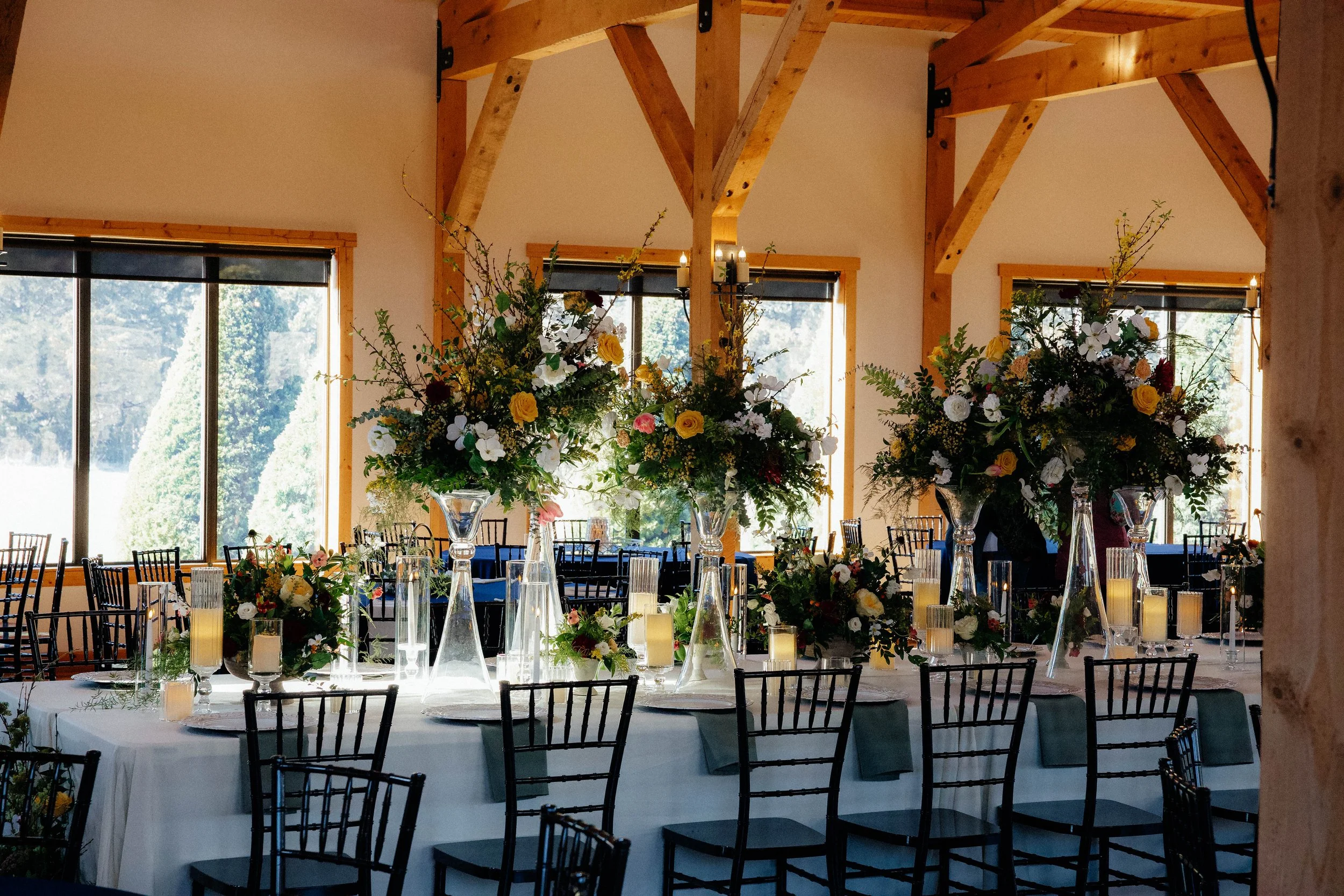 flowers on a kings table