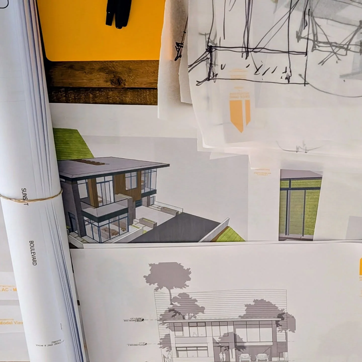 Layers on layers on layers.

​There is a specific kind of magic in the "messy middle" of the design development phase. This is the part of the process where the initial dream starts to collide with reality&mdash;in the best way possible.

​