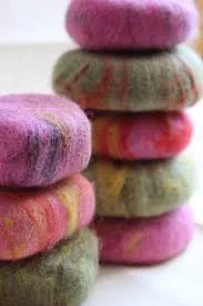 Wet Felting Soap Bars & River Stones