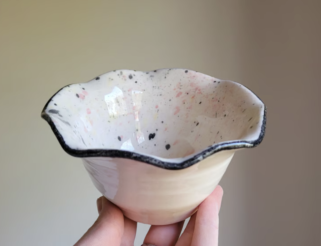Pottery - Ice Cream Bowls & Spoons