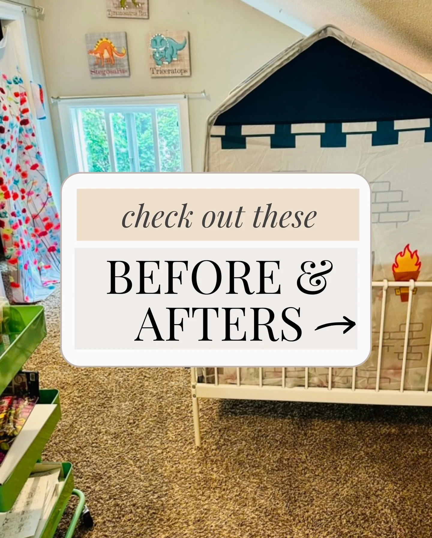 Check out these before and after photos from a recent home organization session!

My client called because she wanted her daughter&lsquo;s room to be organized, but she was stuck and didn&rsquo;t know where to start. We decluttered an entire carload 