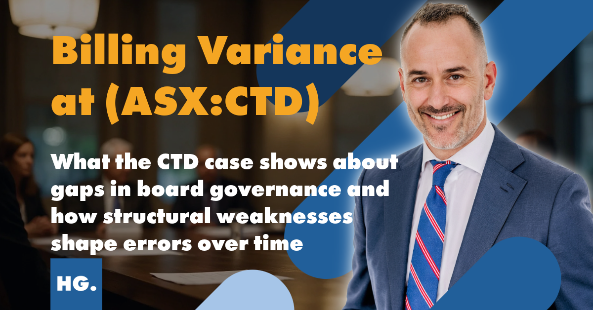 What the CTD case shows about gaps in board governance and how structural weaknesses shape errors over time