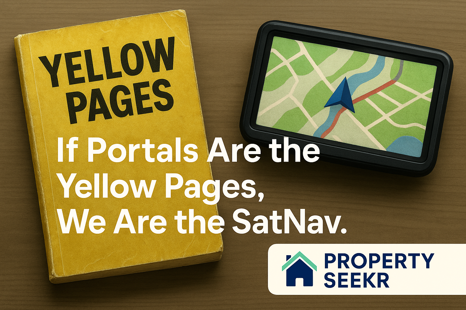 If Portals Are the Yellow Pages, We Are the SatNav