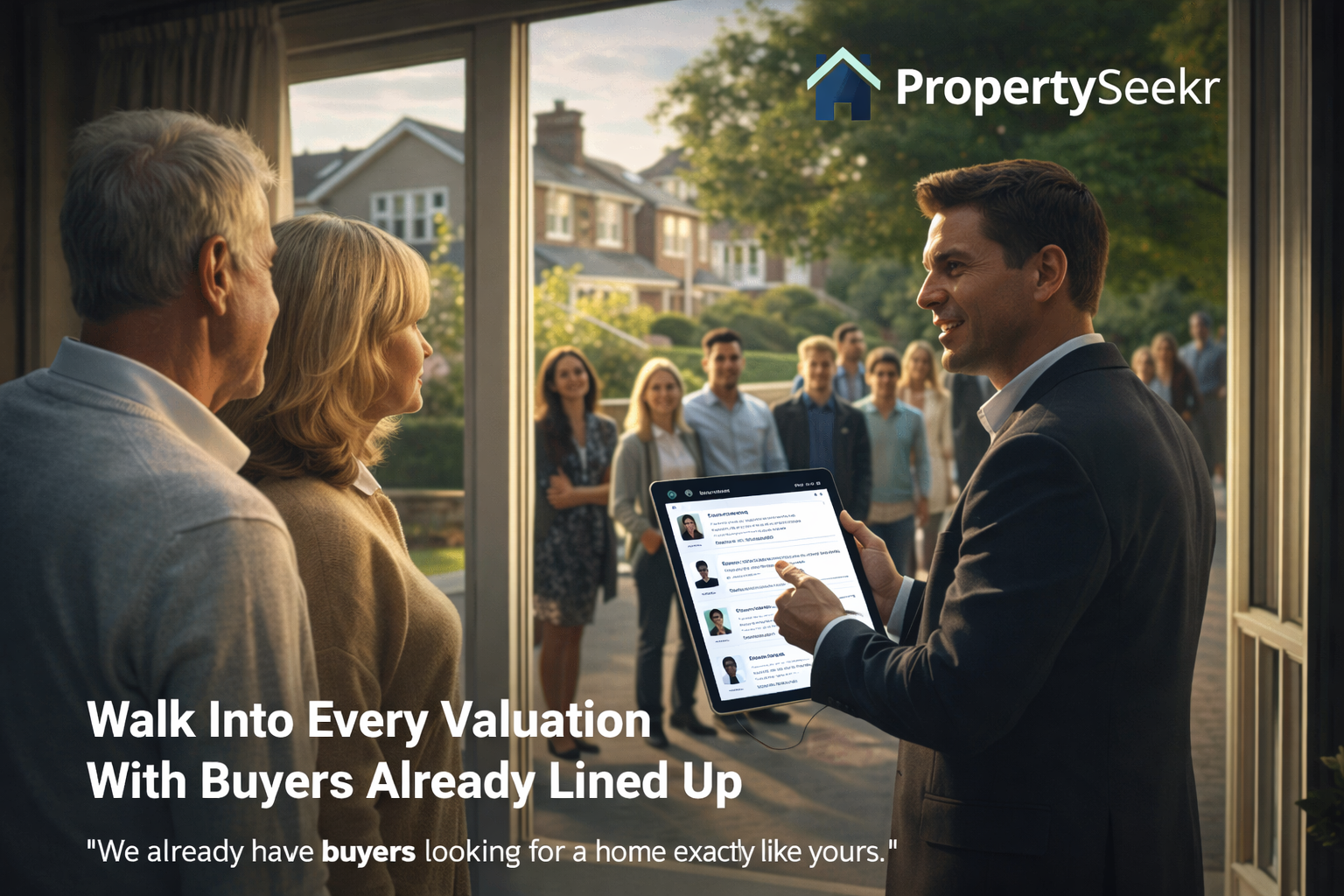 Walk Into Every Valuation With Buyers Already Lined Up
