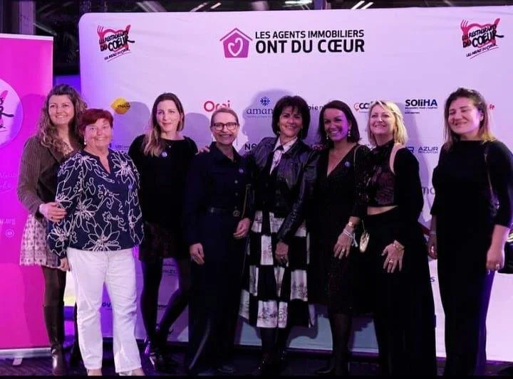 Les agents immobiliers ont du coeur 2026 avec notre marraine Mme Dominique Estrosi Sassone