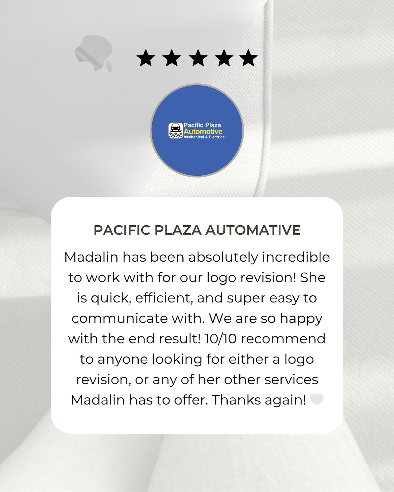 Another lovely review 🥹 @pacificplazaautomotive