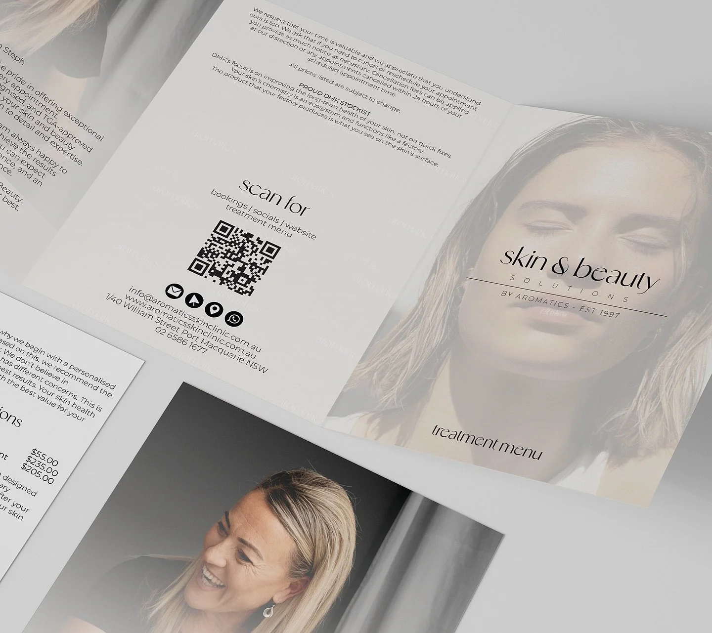 Pretty brochures and loyal clients 🫱🏼&zwj;🫲🏽 @aromaticsskinclinic 

#logo
#graphicdesign
#branding
#logodesigner
#logodesign