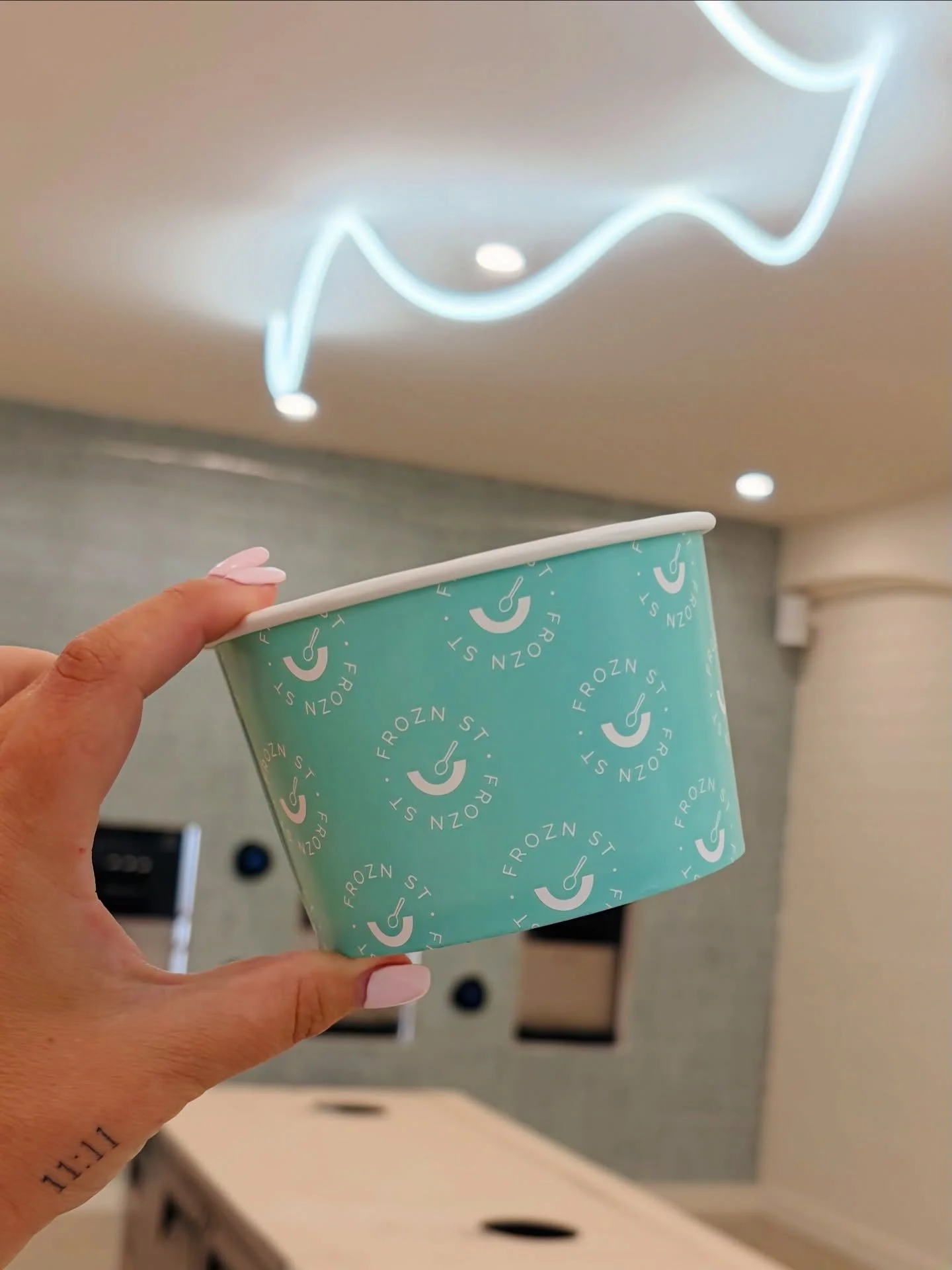 @froznst is definitely up there with one of my favourite projects I&rsquo;ve done to date! 

I have loved seeing their branding come together with the vibrant colours and logos 🤍 I mean how CUTE are the yoghurt cups 🥹

#logo
#graphicdesign
#brandin