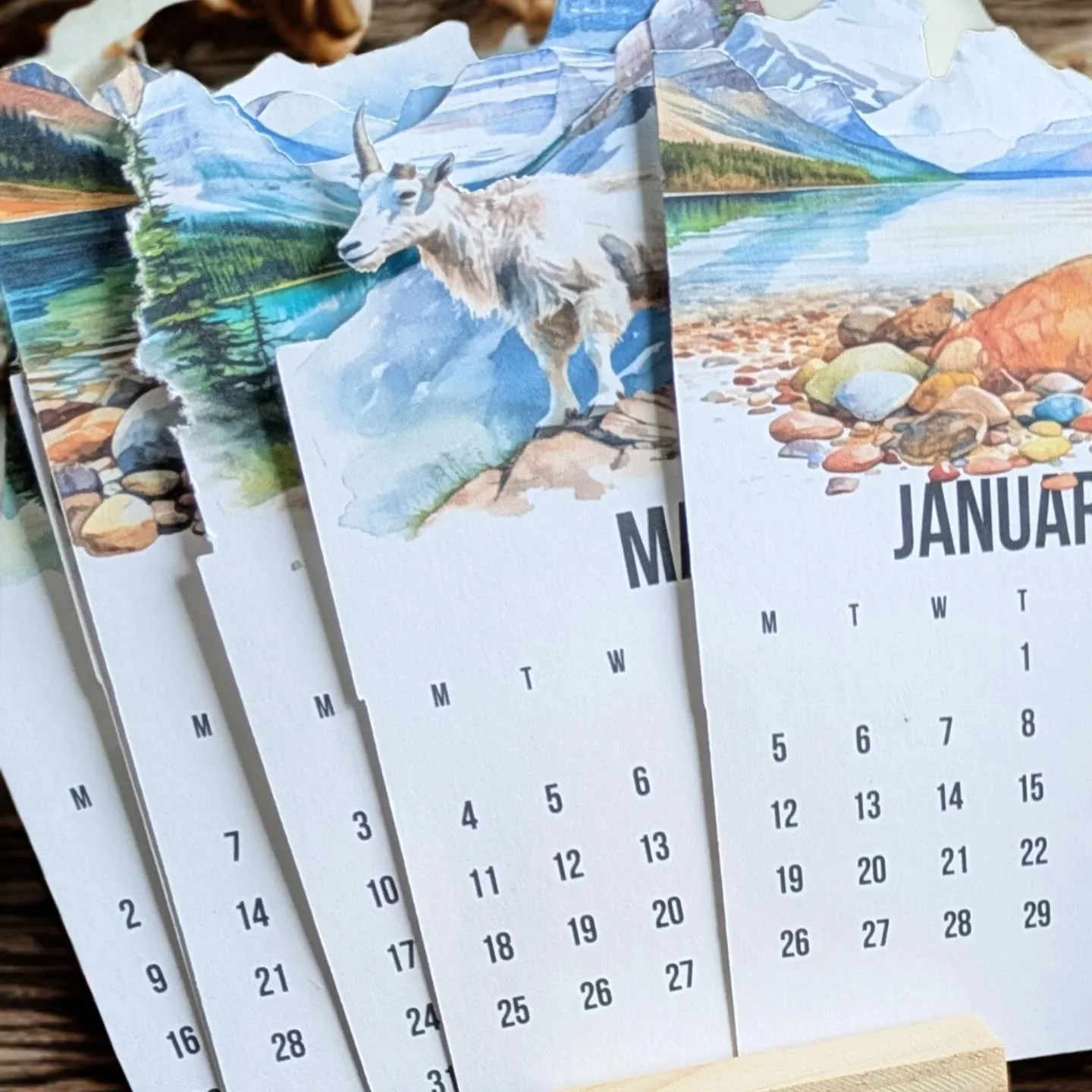 I've been working on this calendar for a while now and I am so excited to finally share it with all of you! 

My Intention calendar - Glacier Edition 
is inspired by Glacier National Park and Montana&rsquo;s landscapes, this calendar features  artwor