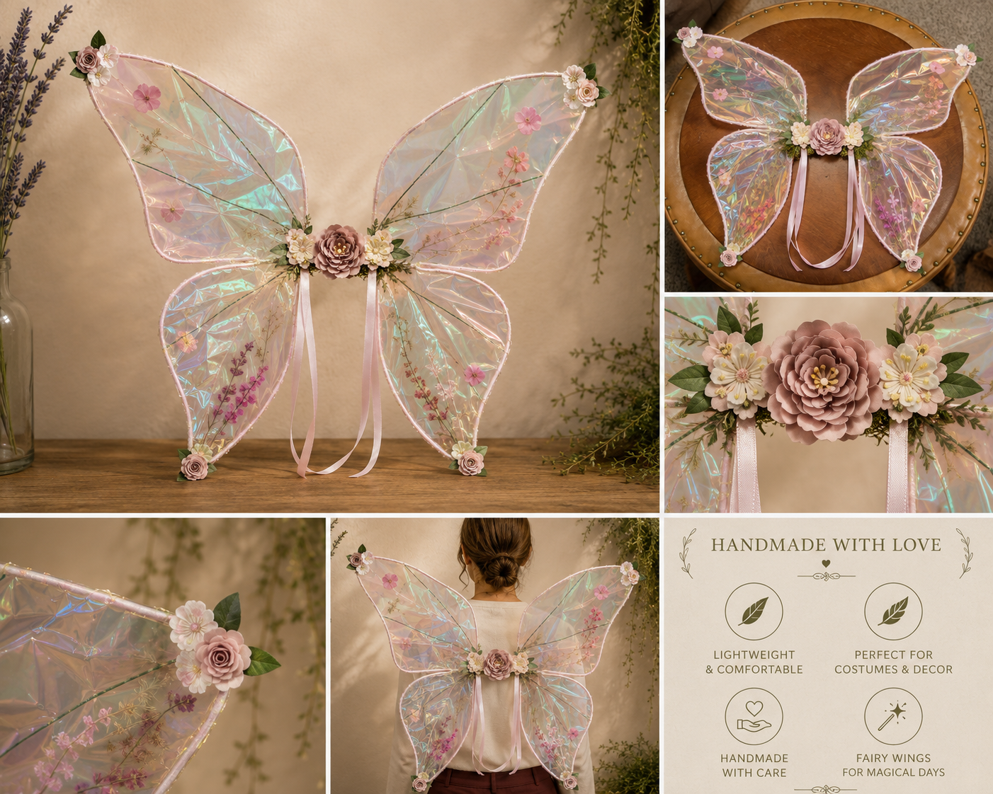 Leaf & Lotus Fairy Wings