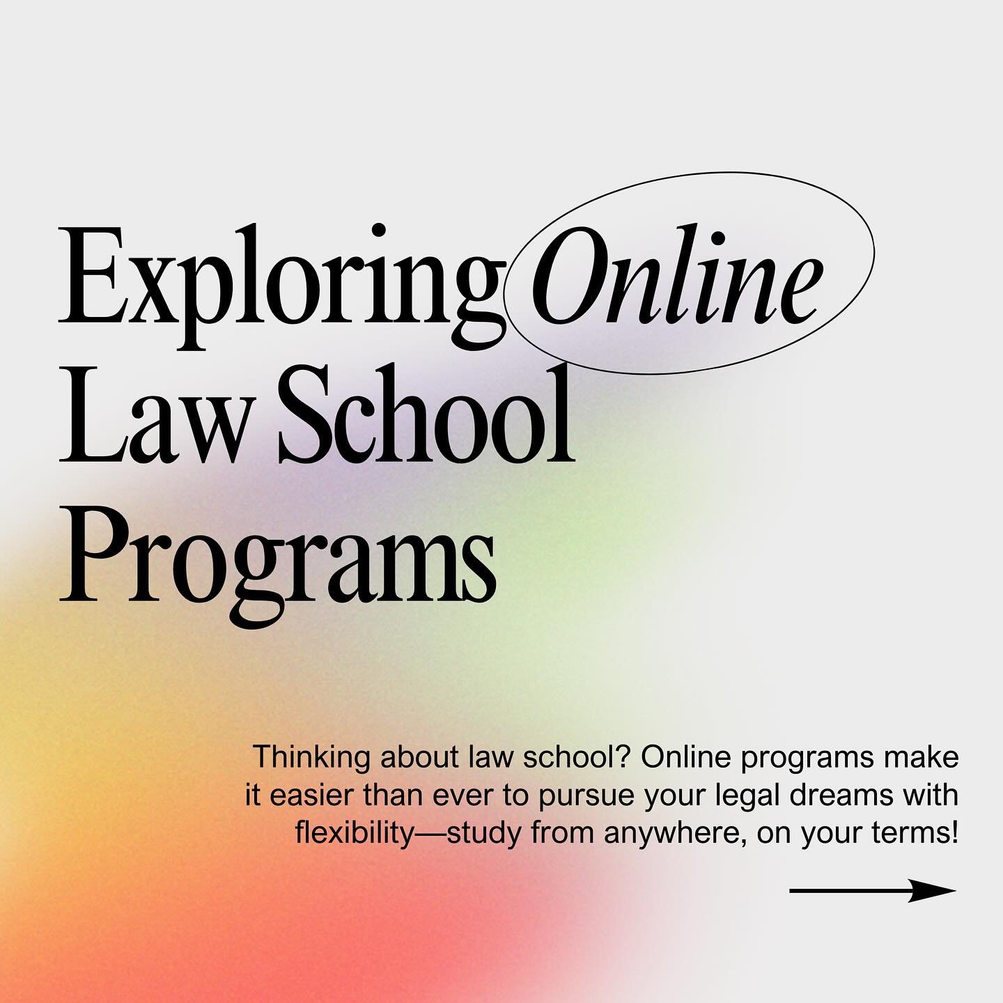 Thinking about online law school? Save this post for future use 🫶🏻🫶🏻

We sat down with fellow 2L, Ashley Flores, to talk all about it&mdash;tune in to our convo for tips, laughs, and real talk about juggling it all! Listen now! #lawstudent #lawst