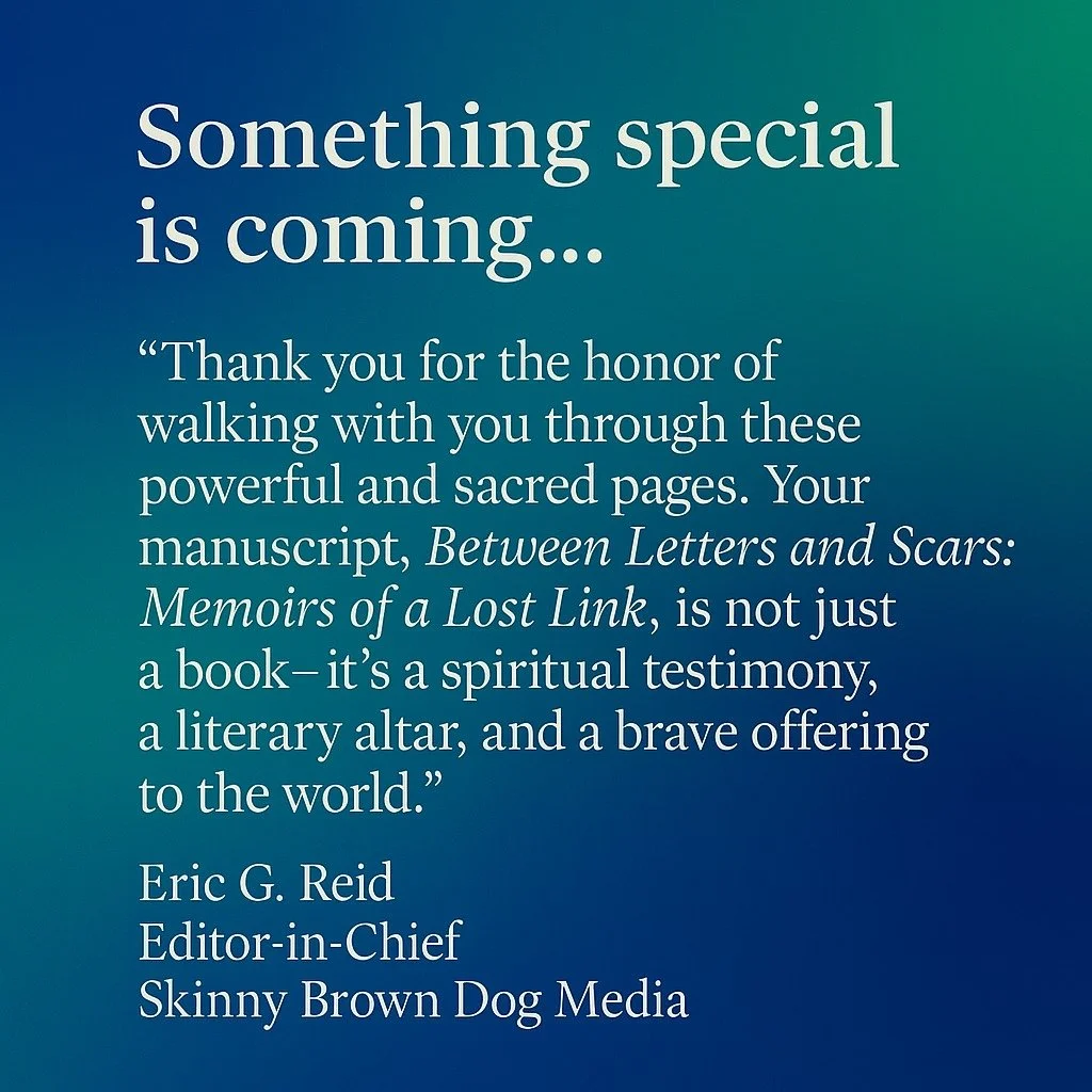 The English version of Between Letters and Scars: Memoirs of a Lost Link is still in the oven&mdash;baking slowly with love, patience, and purpose. 📖

It&rsquo;s not ready just yet&hellip; but it&rsquo;s coming.
If you&rsquo;ve been waiting for it&m