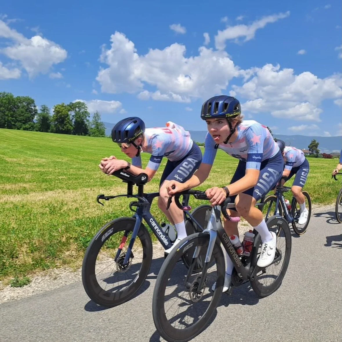 This week Enzo and Kaison have joined @usacycling for Pays de Vaud in Switzerland. They will be racing over the next couple of days against the top juniors in Europe. Stay tuned for more updates!