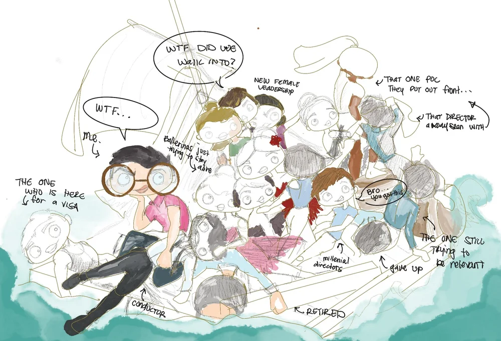 Raft of the Medusa, a commentary on the arts (2024)