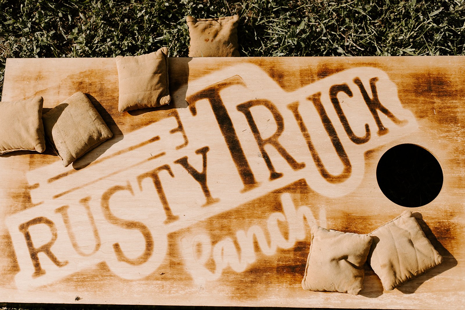 Play some cornhole!