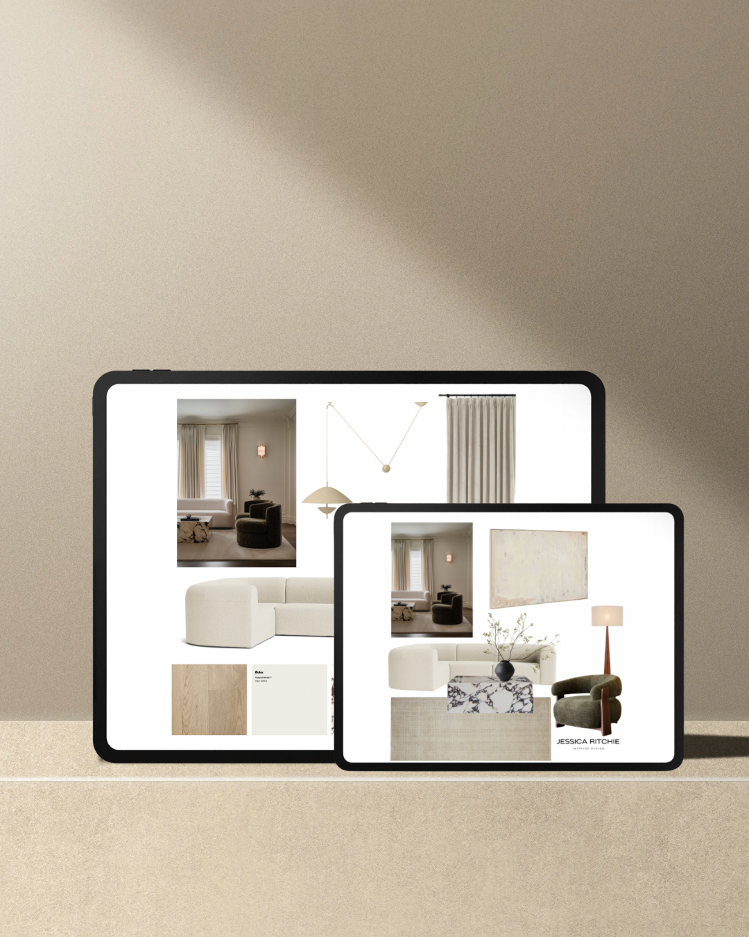 Living Room E-Design + E-Styling Collab Package