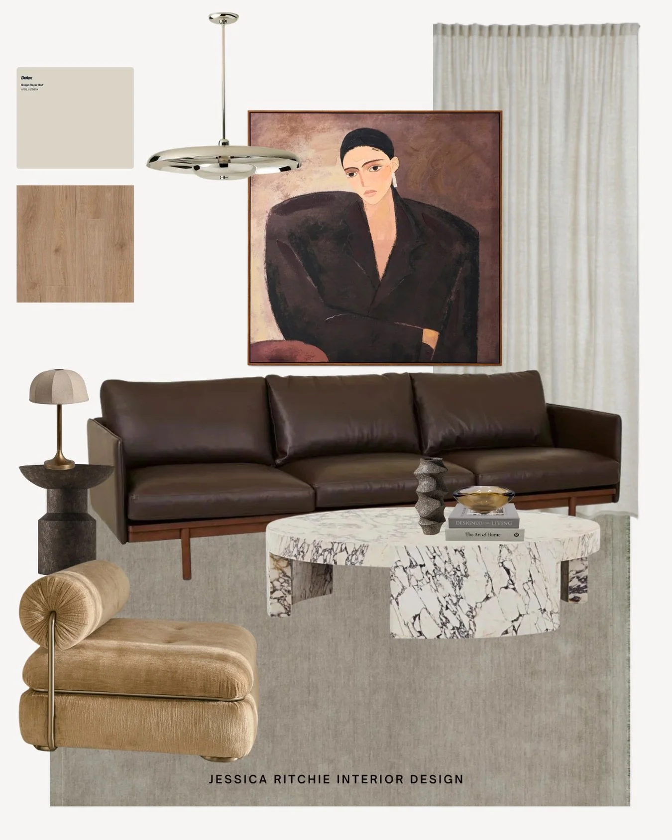 I help clients virtually by creating clear, cohesive concepts like this so you can move forward with more confidence and less second guessing.

If your space feels unfinished or hard to pull together, message me today. 

Virtual design &amp; styling 