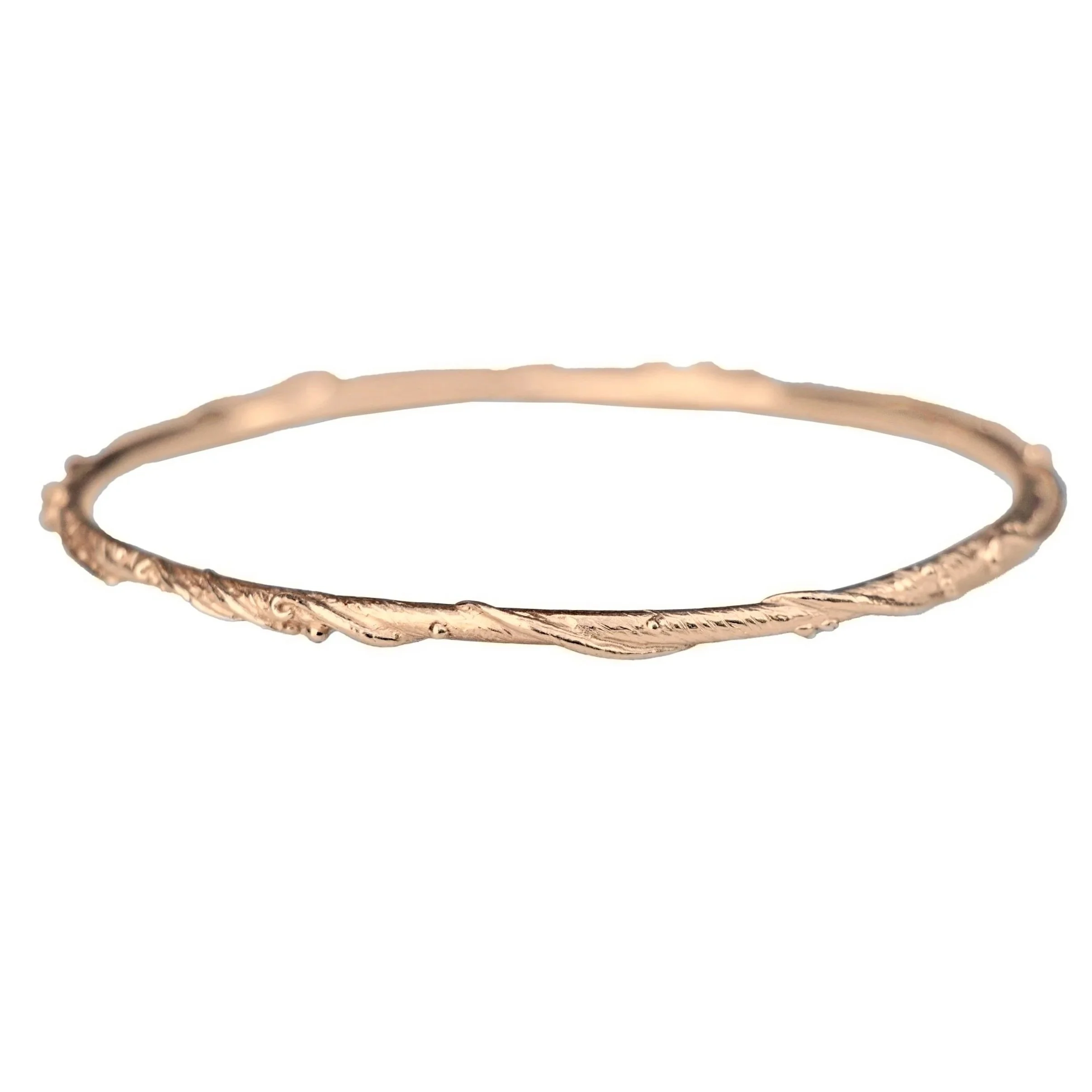 Ocean Bangle Yellow Gold