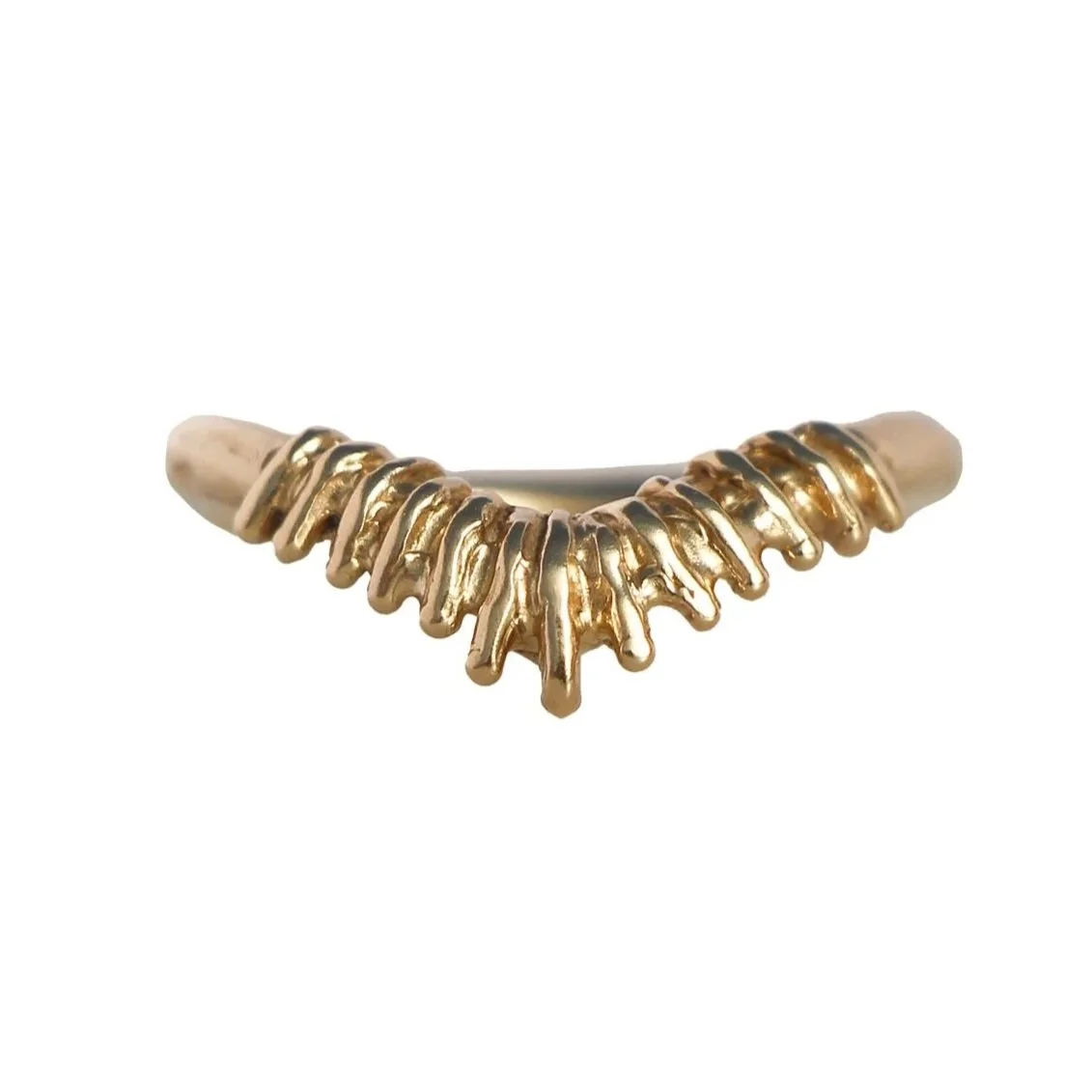 Gully Stacker in 14k Yellow Gold
