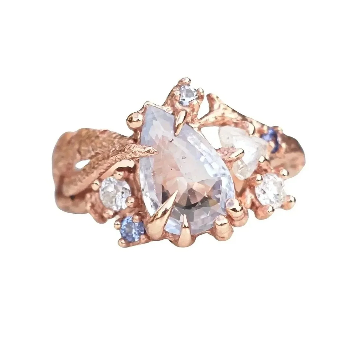 Winter Solstice Ring 9k Rose Gold