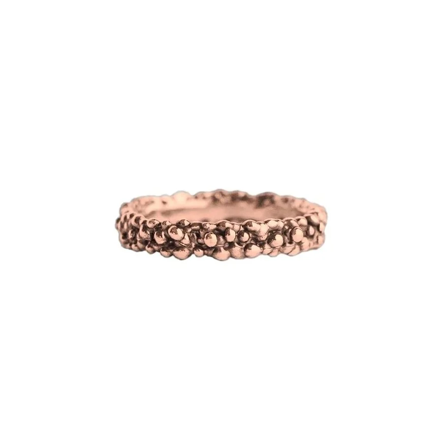 Lichen Ring 9k Rose Gold